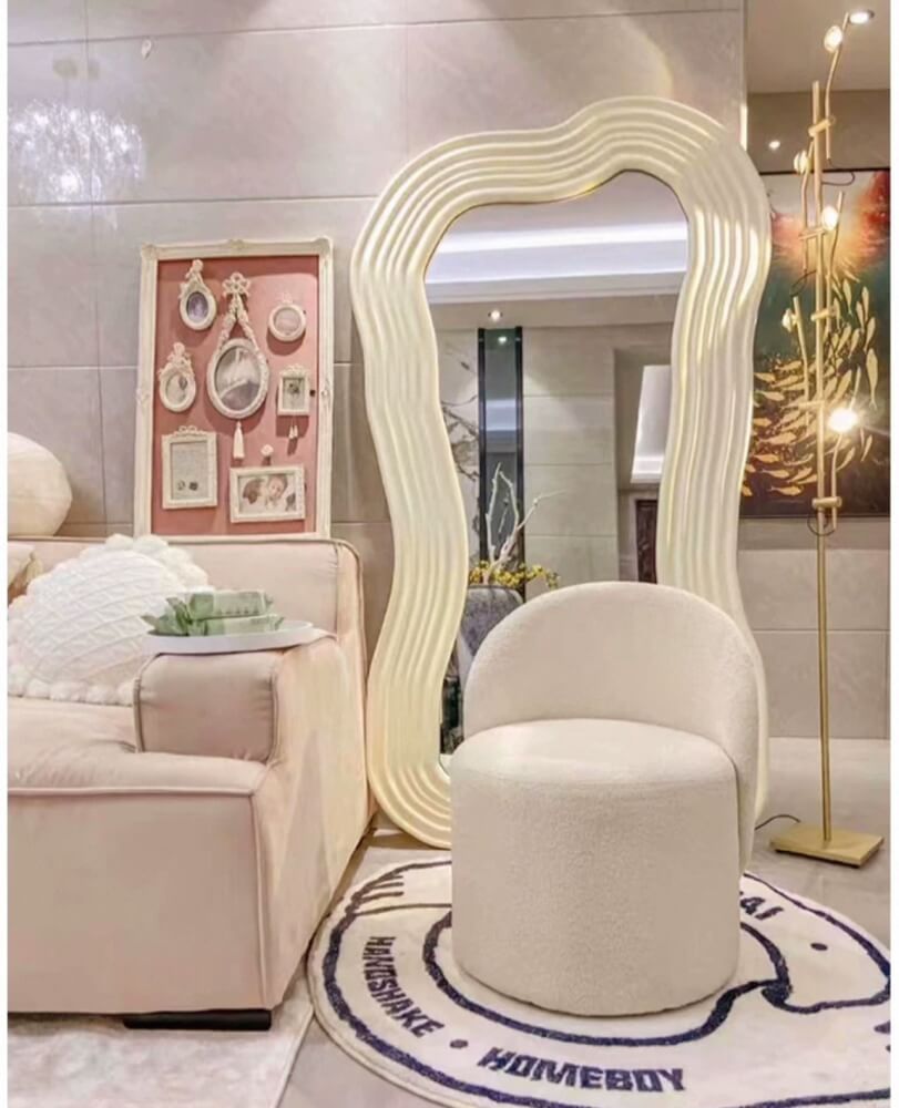 กระจกตั้งพื้น MY DOLLS HOUSE ZENN 180 CM. สีขาว